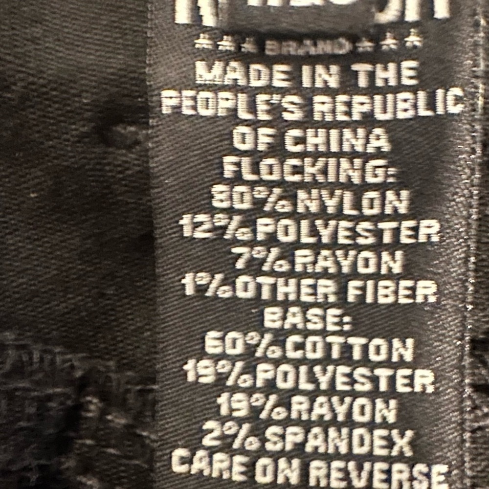 Rewash Dark Leopard Print Jeans - Picture 7 of 8